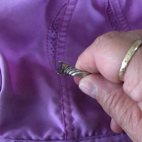 Sterling silver amethyst ring - Picture 2 of 4